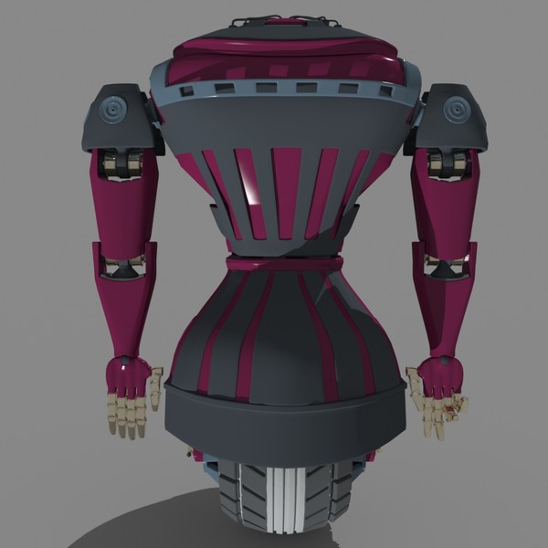 3dsmax robot character - Robo M9 - Material by Tschirner